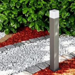 Lampadaire d'extérieur Algier LED Anthracite, 1 lumière