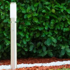 Lampadaire d'extérieur Avize Acier inoxydable, 1 lumière, Détecteur de mouvement