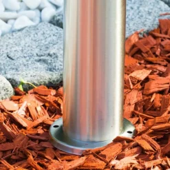 Lampadaire d'extérieur Avize Acier inoxydable, 1 lumière, Détecteur de mouvement