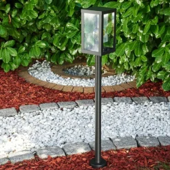 Lampadaire d'extérieur Caudry Noir, 1 lumière