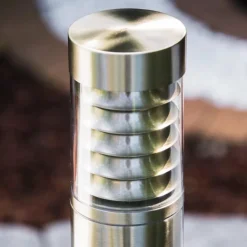 Lampadaire d'extérieur Dakar Acier inoxydable, 1 lumière