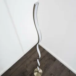 Lampadaire Dillon LED Nickel mat, 1 lumière