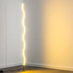 Lampadaire Dillon LED Nickel mat, 1 lumière