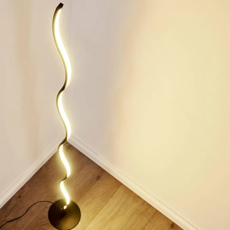 Lampadaire Dillon LED Noir, 1 lumière