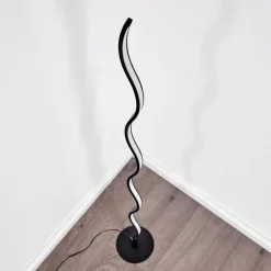 Lampadaire Dillon LED Noir, 1 lumière