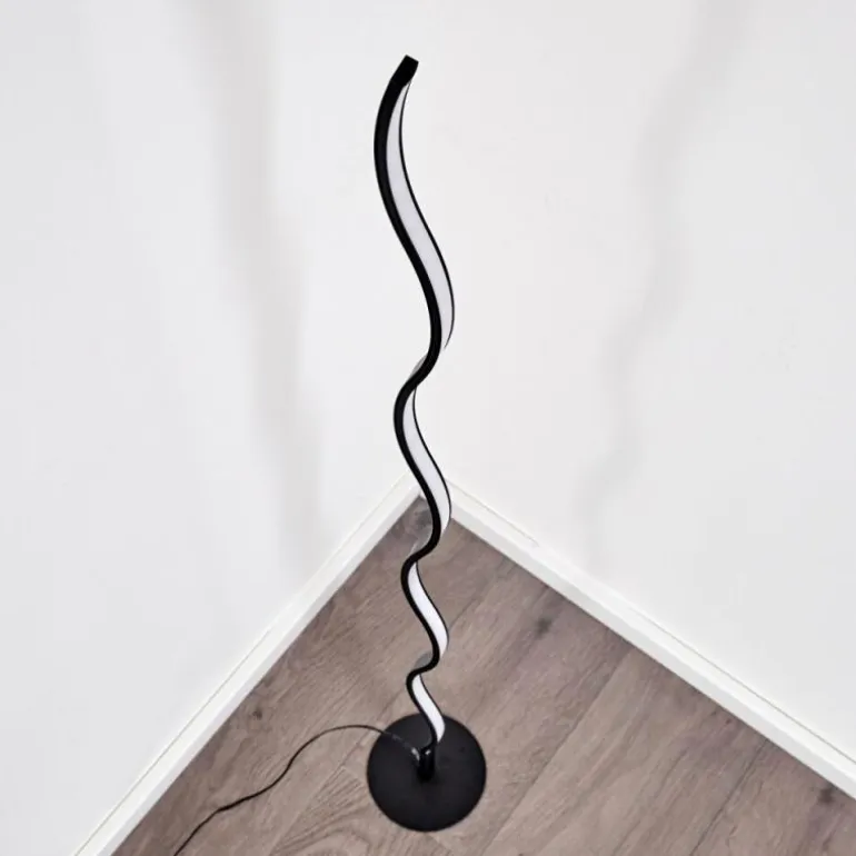 Lampadaire Dillon LED Noir, 1 lumière
