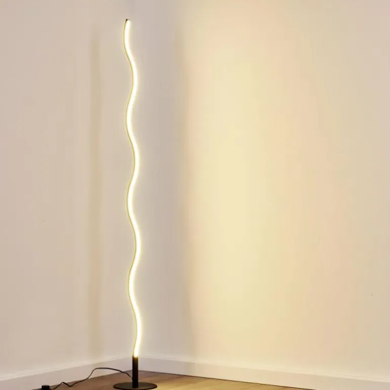 Lampadaire Dillon LED Noir, 1 lumière