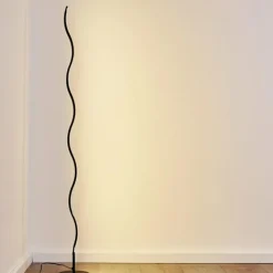 Lampadaire Dillon LED Noir, 1 lumière