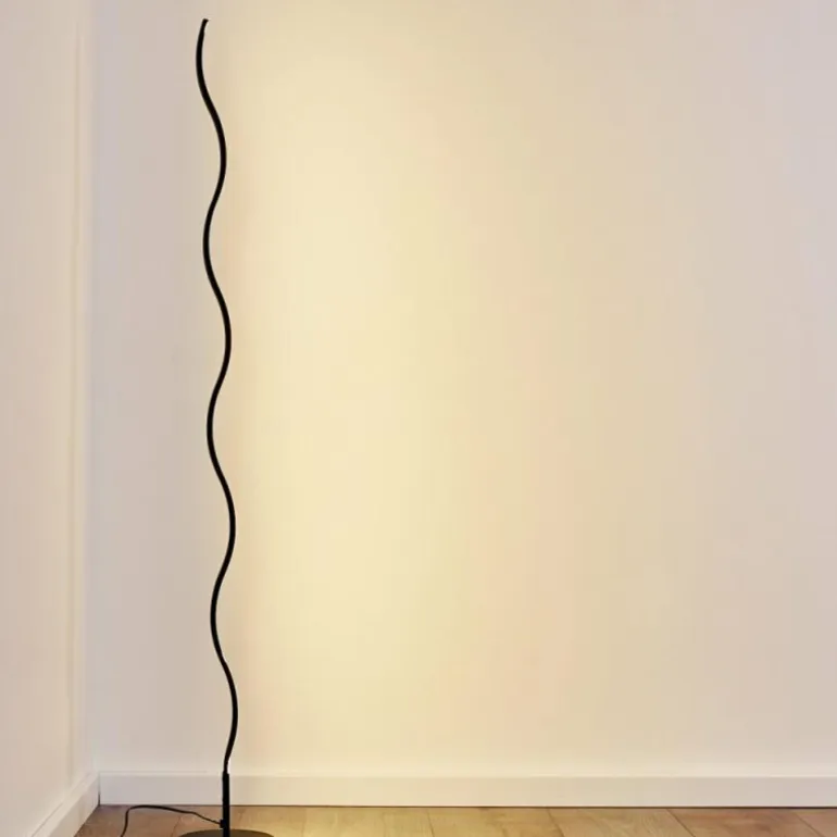 Lampadaire Dillon LED Noir, 1 lumière