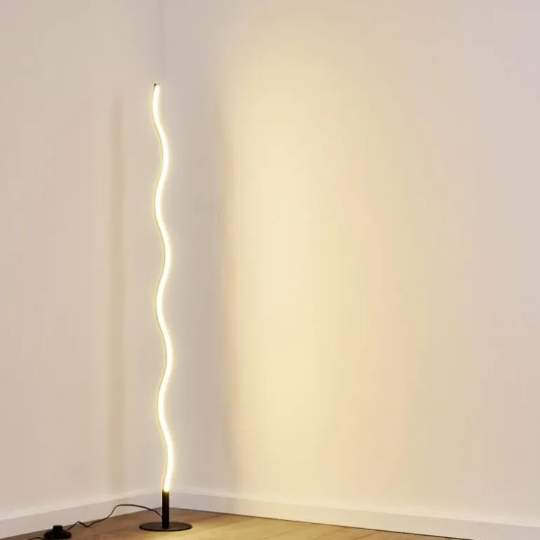 Lampadaire Dillon LED Noir, 1 lumière