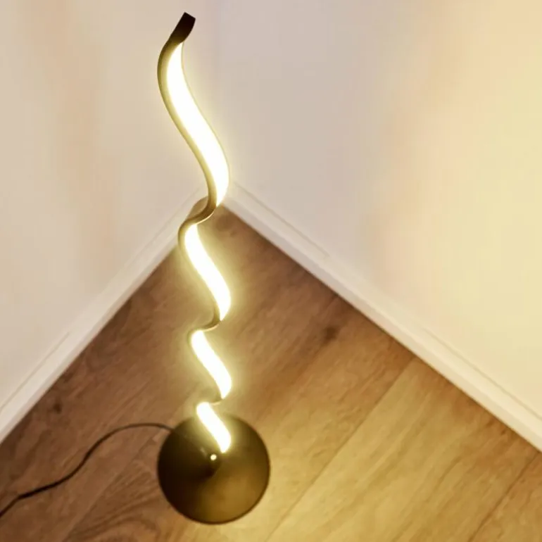 Lampadaire Dillon LED Noir, 1 lumière