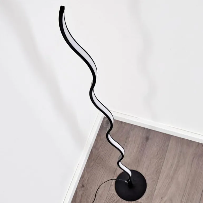 Lampadaire Dillon LED Noir, 1 lumière