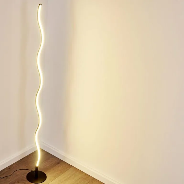 Lampadaire Dillon LED Noir, 1 lumière