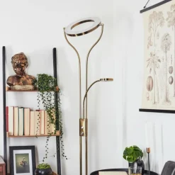 Lampadaire Donna LED Vieux laiton, 2 lumières