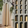 Lampadaire Dubuisson LED Anthracite, 1 lumière, Télécommandes