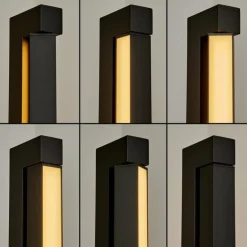 Lampadaire Dubuisson LED Anthracite, 1 lumière, Télécommandes