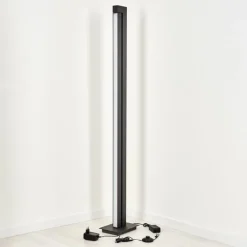 Lampadaire Dubuisson LED Anthracite, 1 lumière, Télécommandes