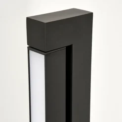 Lampadaire Dubuisson LED Anthracite, 1 lumière, Télécommandes