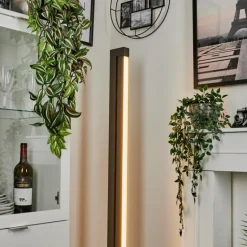 Lampadaire Dubuisson LED Anthracite, 1 lumière, Télécommandes