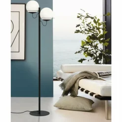 Lampadaire EGLO SABALETE Noir, 2 lumières