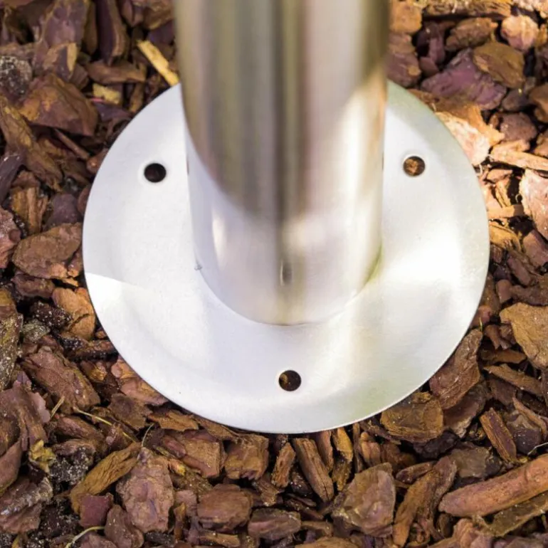 Lampadaire extérieur Elima Acier inoxydable, 1 lumière