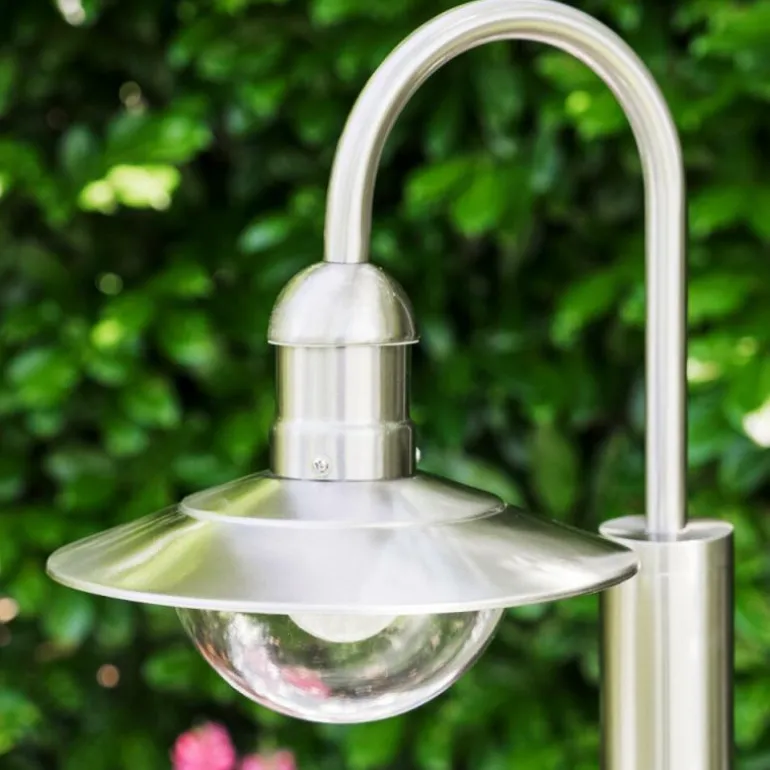Lampadaire extérieur Elima Acier inoxydable, 1 lumière