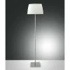 Lampadaire Fabas Luce Soft Nickel mat, 3 lumières