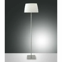 Lampadaire Fabas Luce Soft Nickel mat, 3 lumières