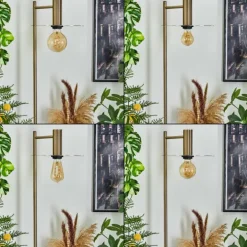 Lampadaire Faido Laiton, 1 lumière