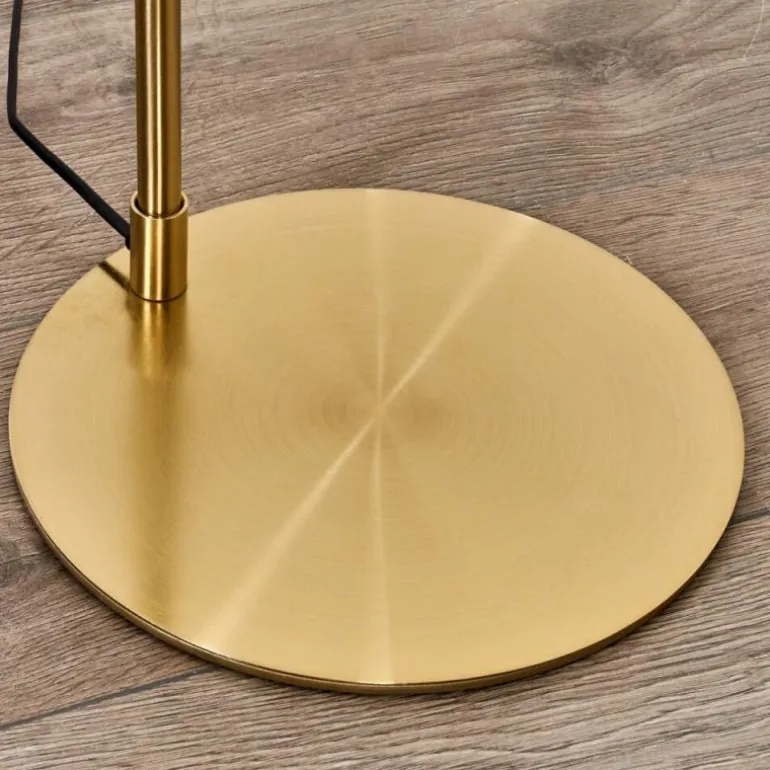 Lampadaire Faido Laiton, 1 lumière