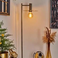 Lampadaire Faido Laiton, 1 lumière