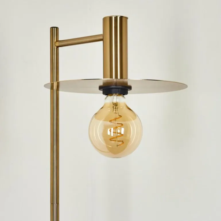 Lampadaire Faido Laiton, 1 lumière