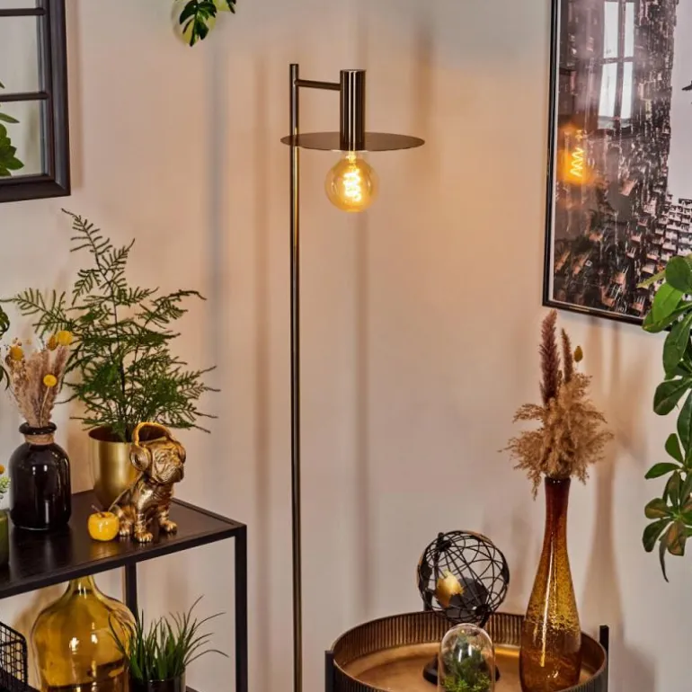 Lampadaire Faido Laiton, 1 lumière