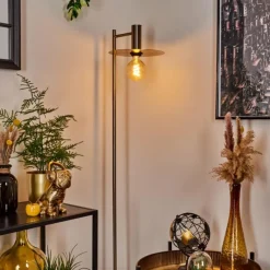 Lampadaire Faido Laiton, 1 lumière