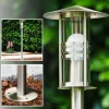 Lampadaire Fukuoka Acier inoxydable, Transparent, 1 lumière