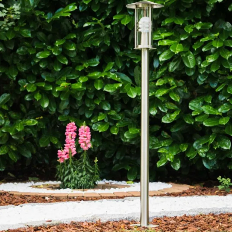 Lampadaire Fukuoka Acier inoxydable, Transparent, 1 lumière