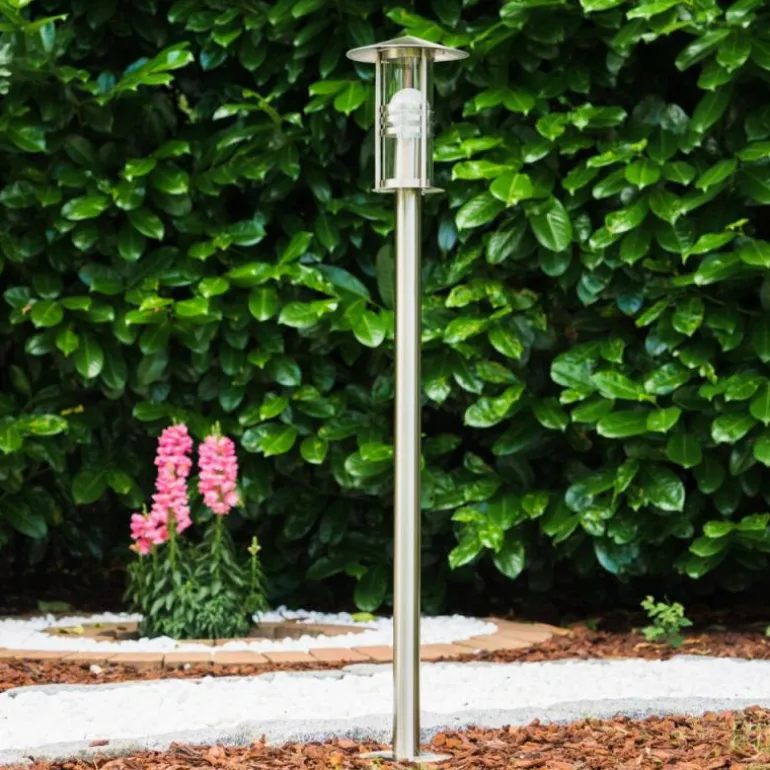 Lampadaire Fukuoka Acier inoxydable, Transparent, 1 lumière