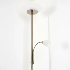 Lampadaire Gismaro Nickel mat, 3 lumières