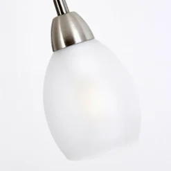 Lampadaire Gismaro Nickel mat, 3 lumières