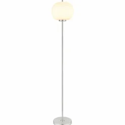 Lampadaire Globo BLACKY Nickel mat, 1 lumière