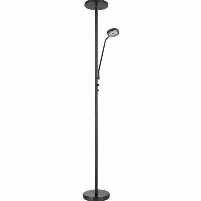 Lampadaire Globo ERNST LED Noir, 1 lumière