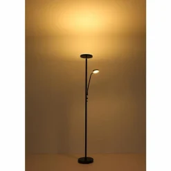 Lampadaire Globo ERNST LED Noir, 1 lumière