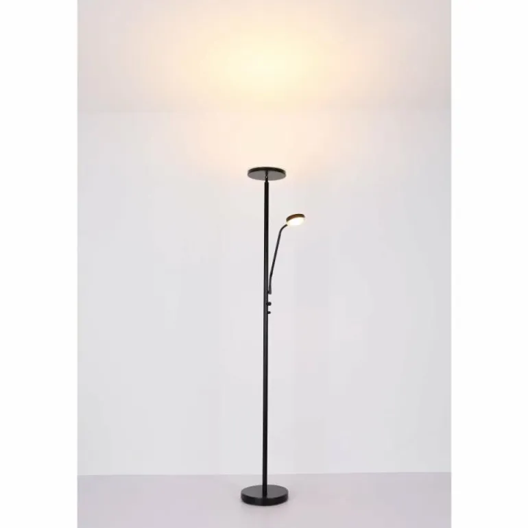 Lampadaire Globo ERNST LED Noir, 1 lumière