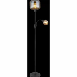 Lampadaire Globo GIUSEPPE Noir, 1 lumière