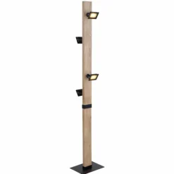 Lampadaire Globo JOYA LED Noir, 4 lumières