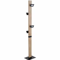 Lampadaire Globo JOYA LED Noir, 4 lumières