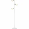 Lampadaire Globo TOKKI Blanc, 3 lumières