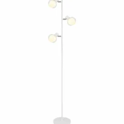 Lampadaire Globo TOKKI Blanc, 3 lumières