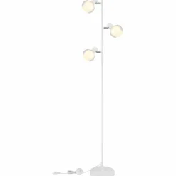 Lampadaire Globo TOKKI Blanc, 3 lumières