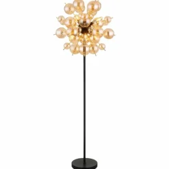 Lampadaire Globo UDO Noir, 6 lumières